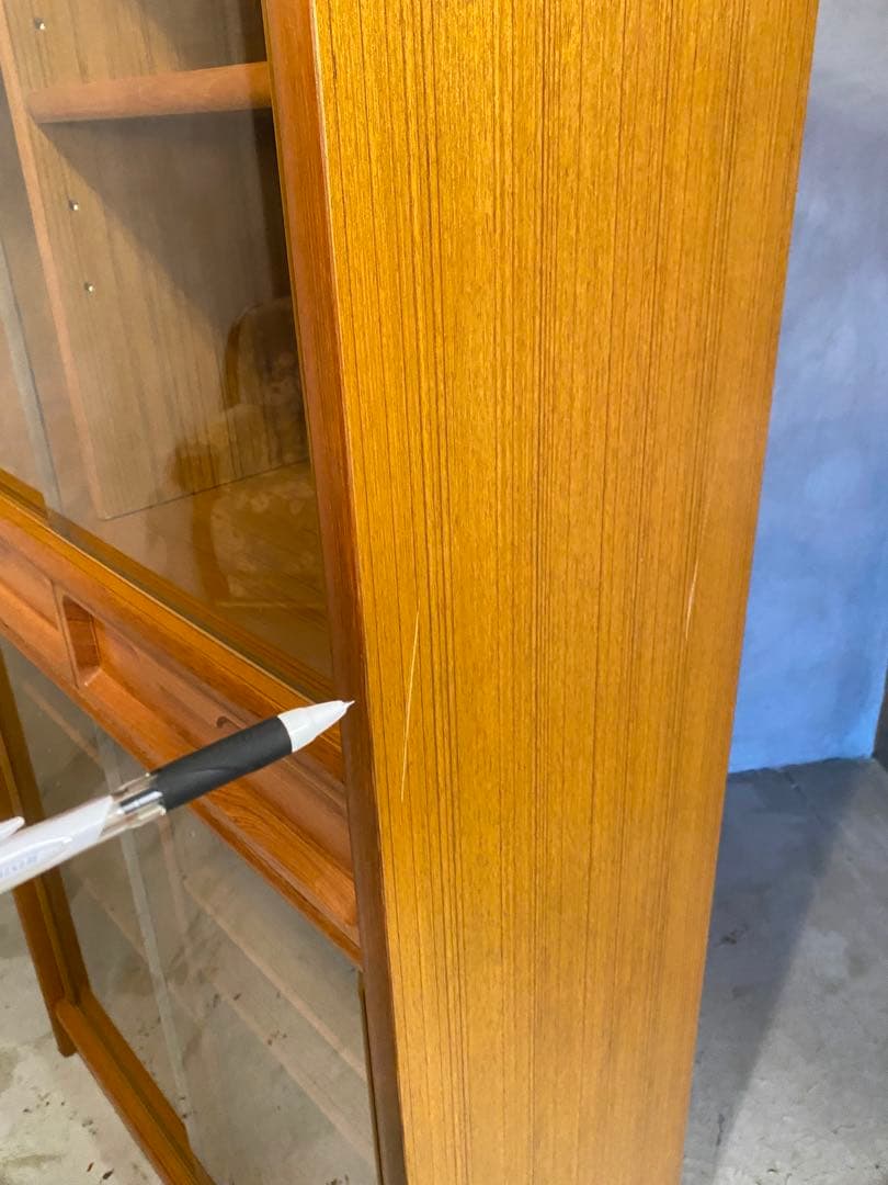 【東京都内23区配送無料】　食器棚　キャビネット　キッチン　ショーケース　本棚