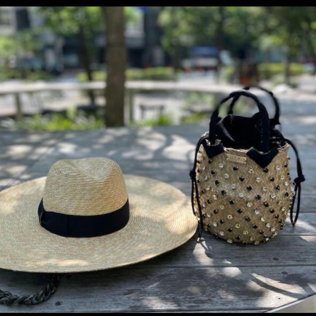 ルナイン NINA TWIST SMALLビジュー かごバッグ ショルダー　籠