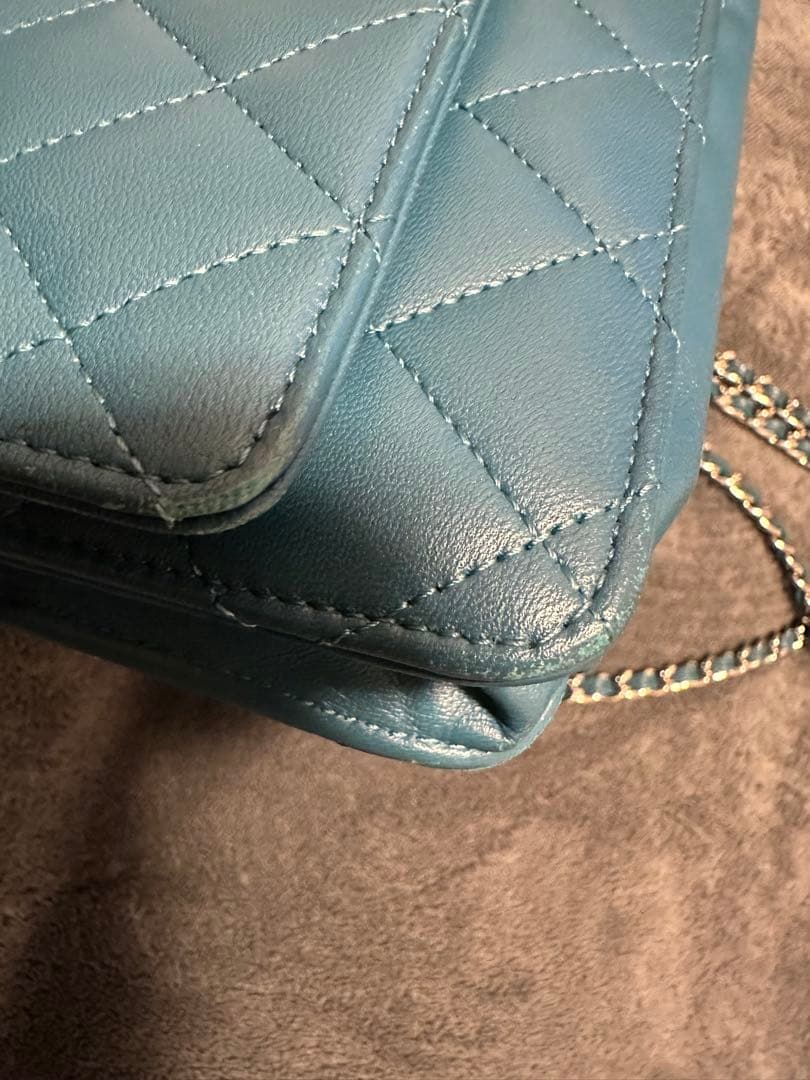 CHANEL マトラッセ　チェーンウォレット