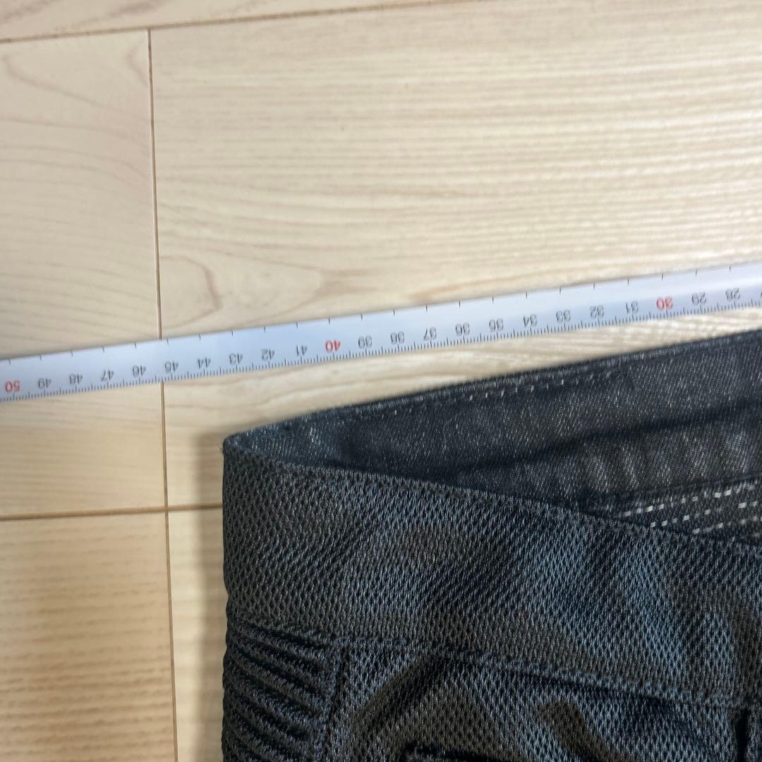 デグナー　ヒートガード付きバイク用メッシュパンツ　黒　L