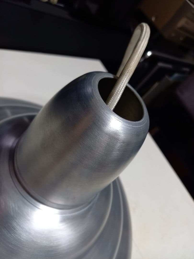 レア　アート　ワーク　スタジオ　スペースエイジ　アルミニウム　UFO型　ライト