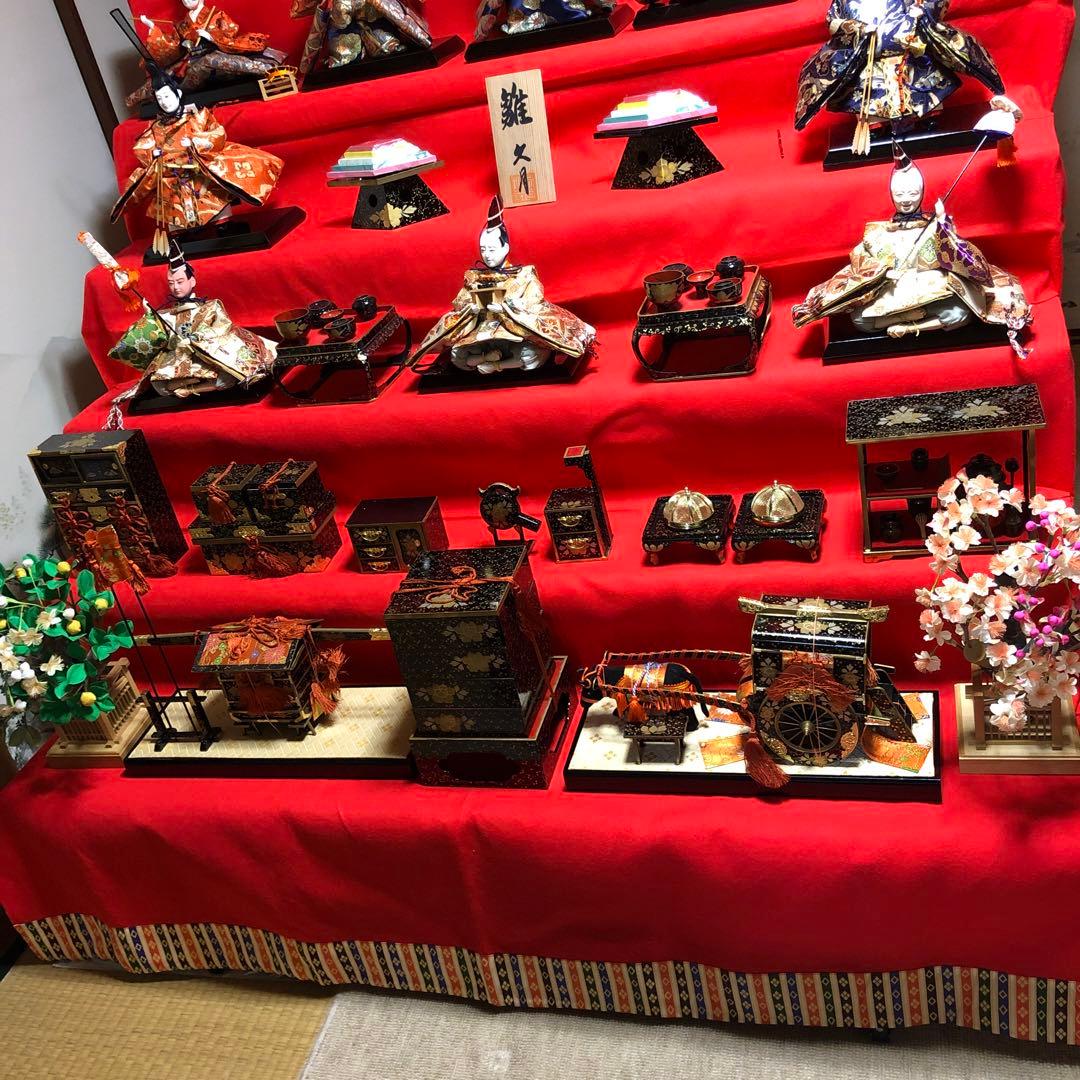 雛人形　7段飾り 久月 高級　豪華　華やか