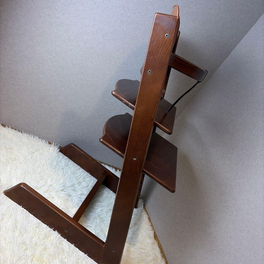 美品　ストッケトリップトラップ　ベビーセット　ブラウン　NO3