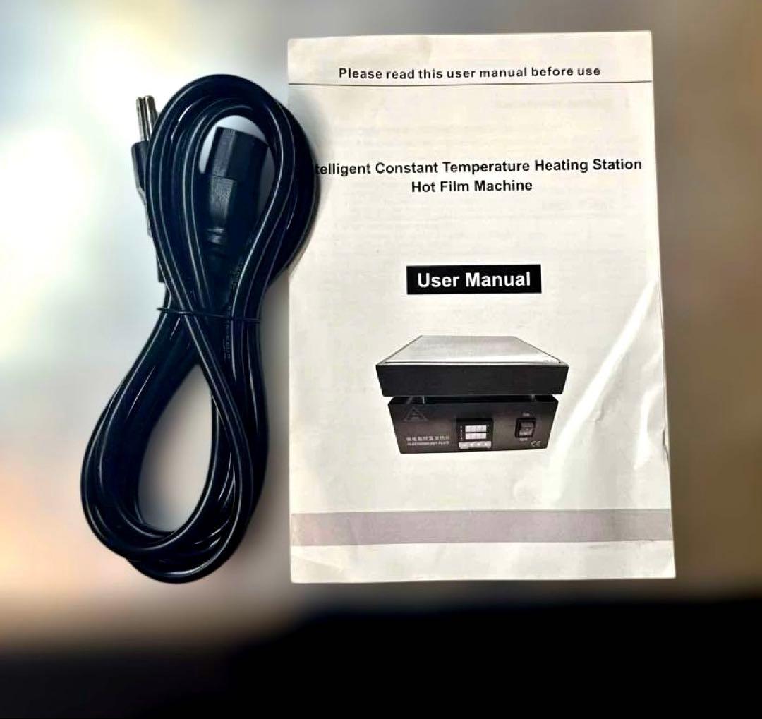 KLD 定温ホットプレート 850W 200mm x 200mm