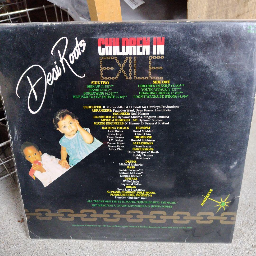 美品LP オリジナル Desi Roots CHILDREN IN EXILE