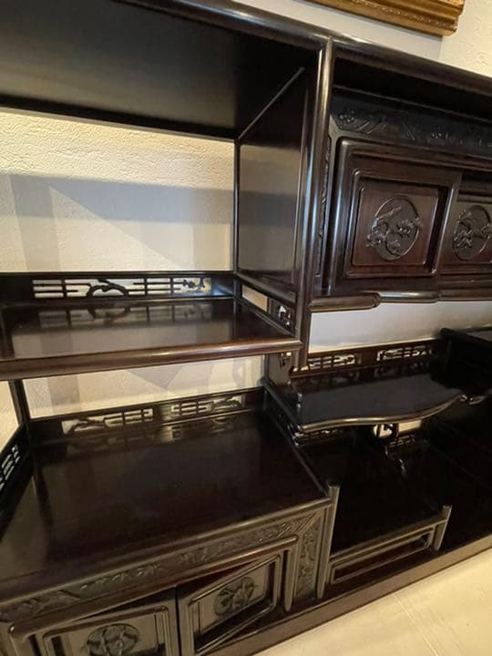 唐木家具 茶棚 茶箪笥 民芸家具