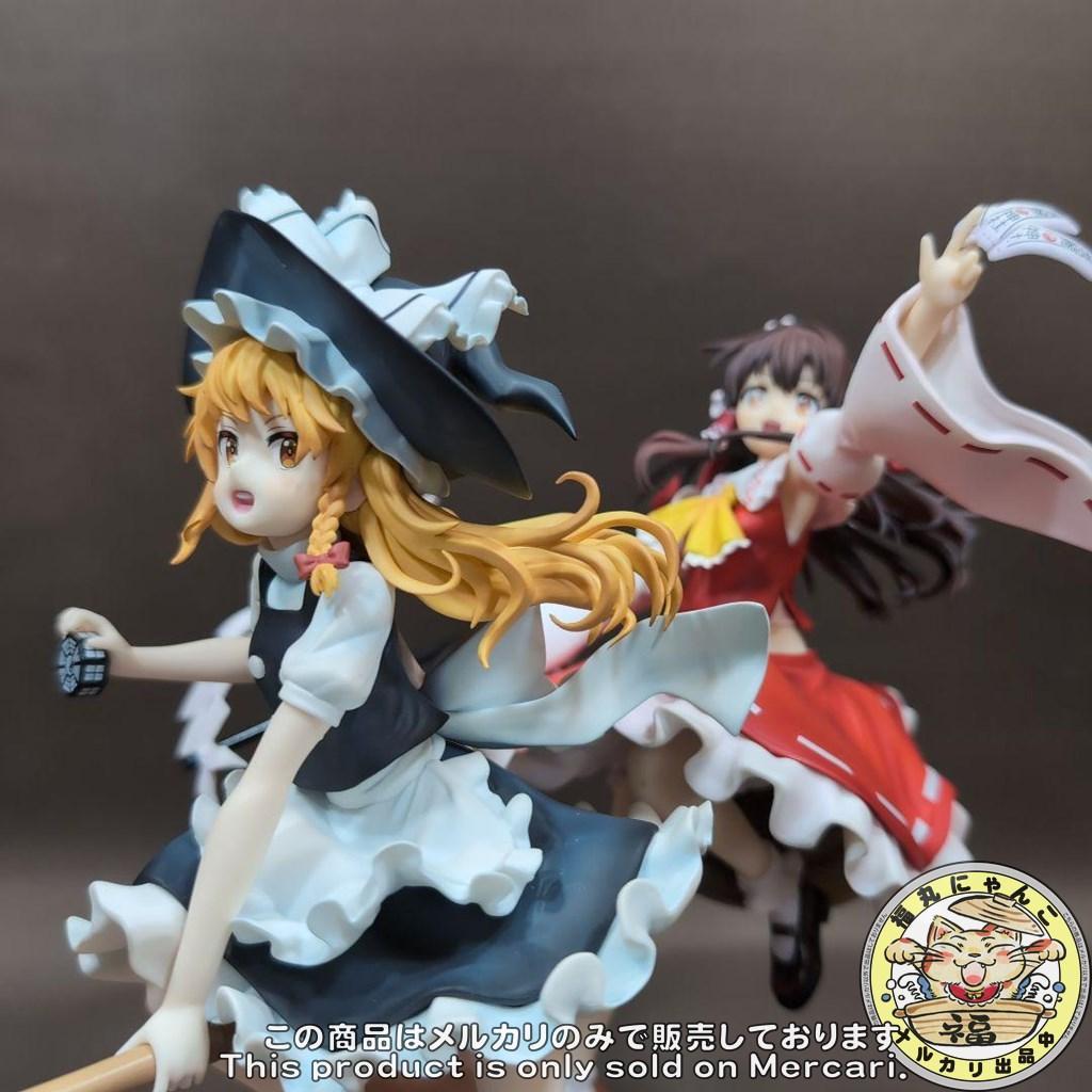 東方project 博麗霊夢 霧雨魔理沙　1/7 フィギュア　アニプレックス