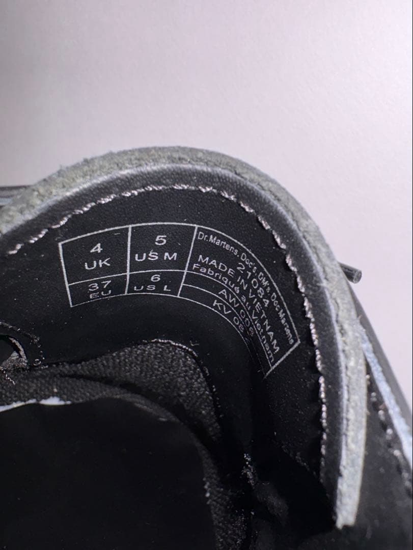【未使用美品】ドクターマーチン ショートブーツ 厚底 3ホールレディース