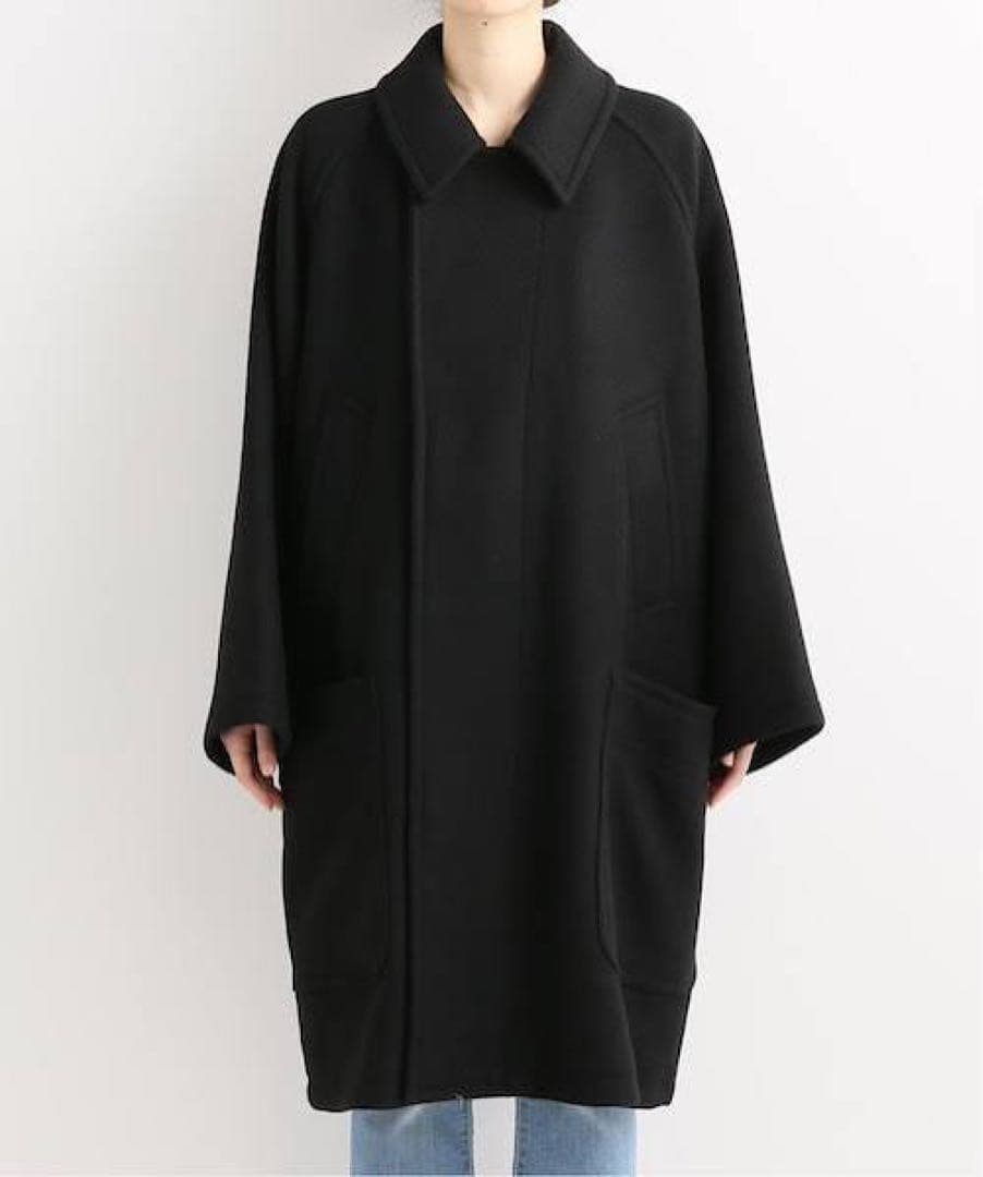 定価37万 HERILL ヘリル カシミヤ メルトン コート サイズ2