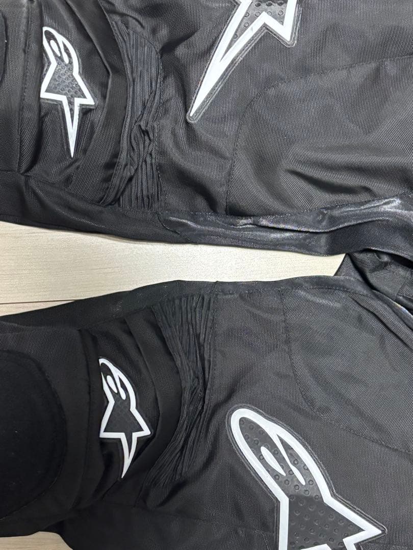 Alpinestars バイクパンツ 膝パッド付き 黒
