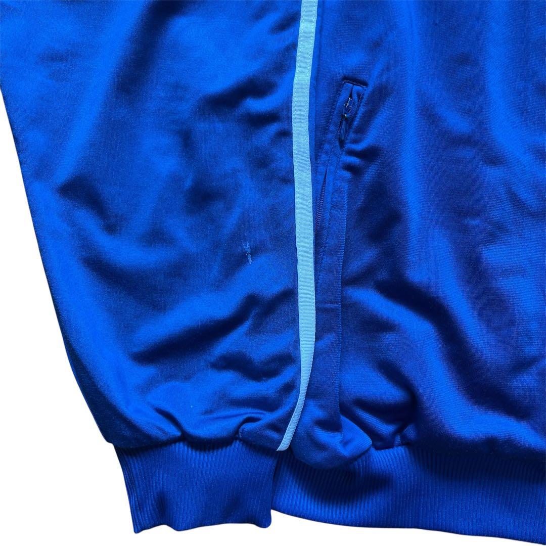 【人気モデル】adidas トラックジャケット ブルー XL 80s 青
