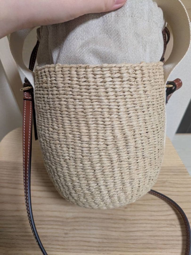 Chloé Woody かごバッグ　スモールバスケット