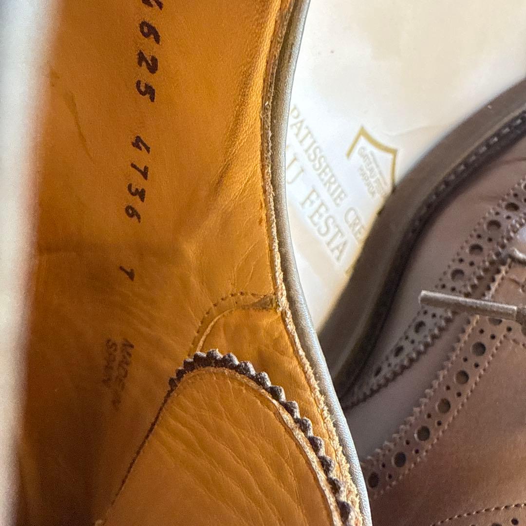 Beltwick 701 ダークブラウン ウィングチップ