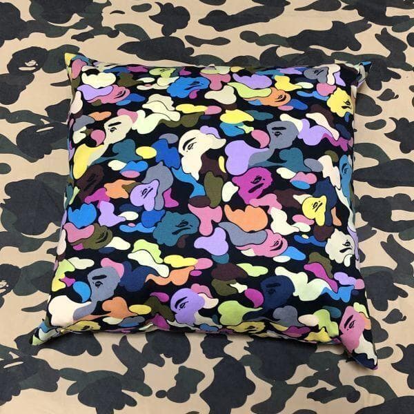 multi camo pillow cushion bape エイプ