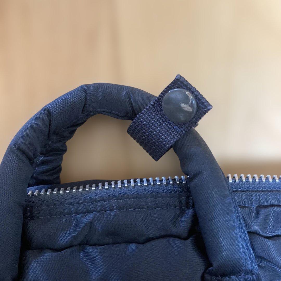 ネイビー ナイロン ショルダーバッグ