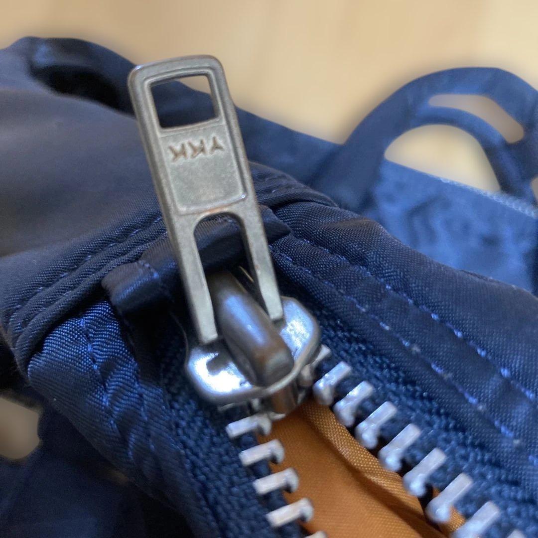 ネイビー ナイロン ショルダーバッグ