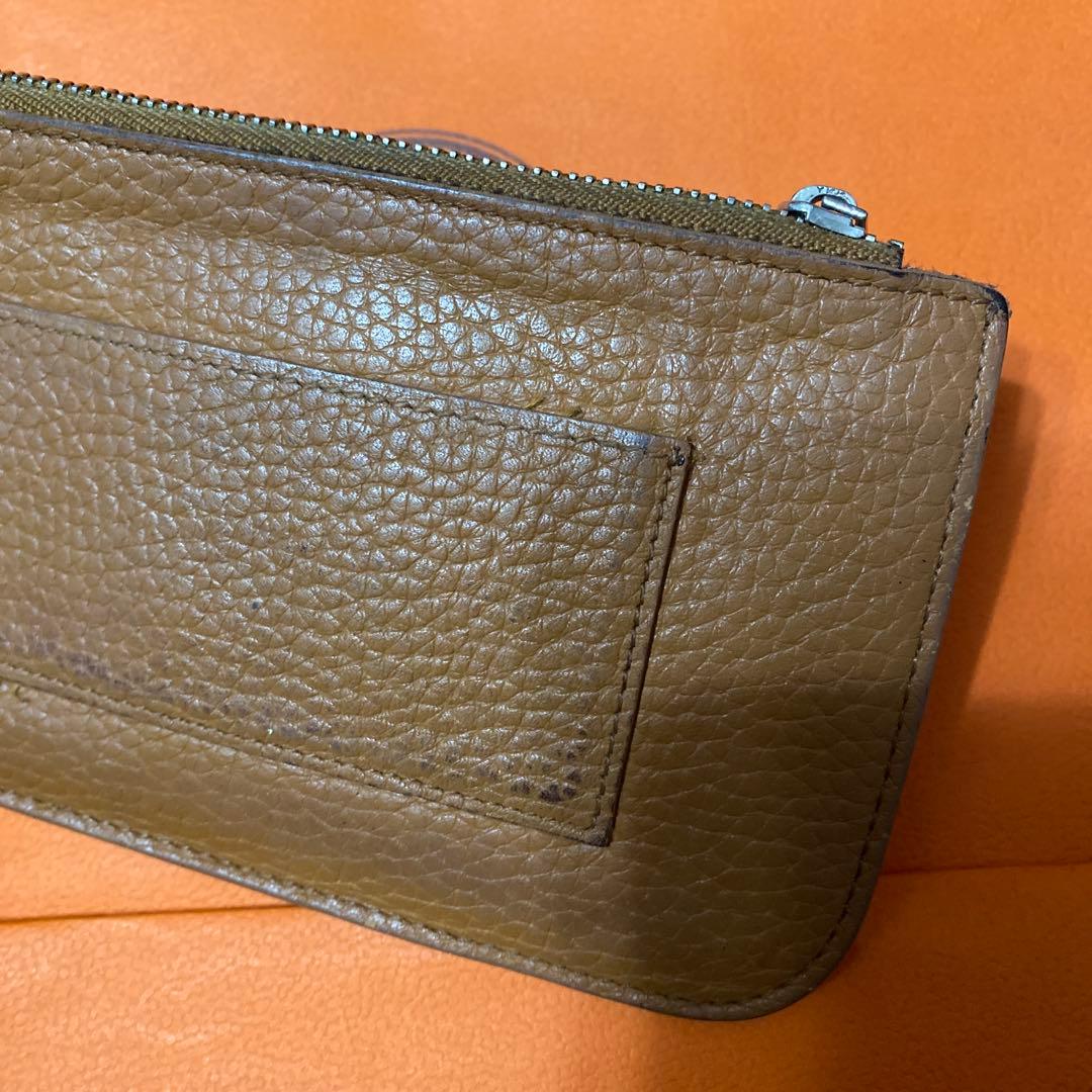 最終値引 HERMÈS (エルメス)ドゴン水色 レザー 長財布 箱付き