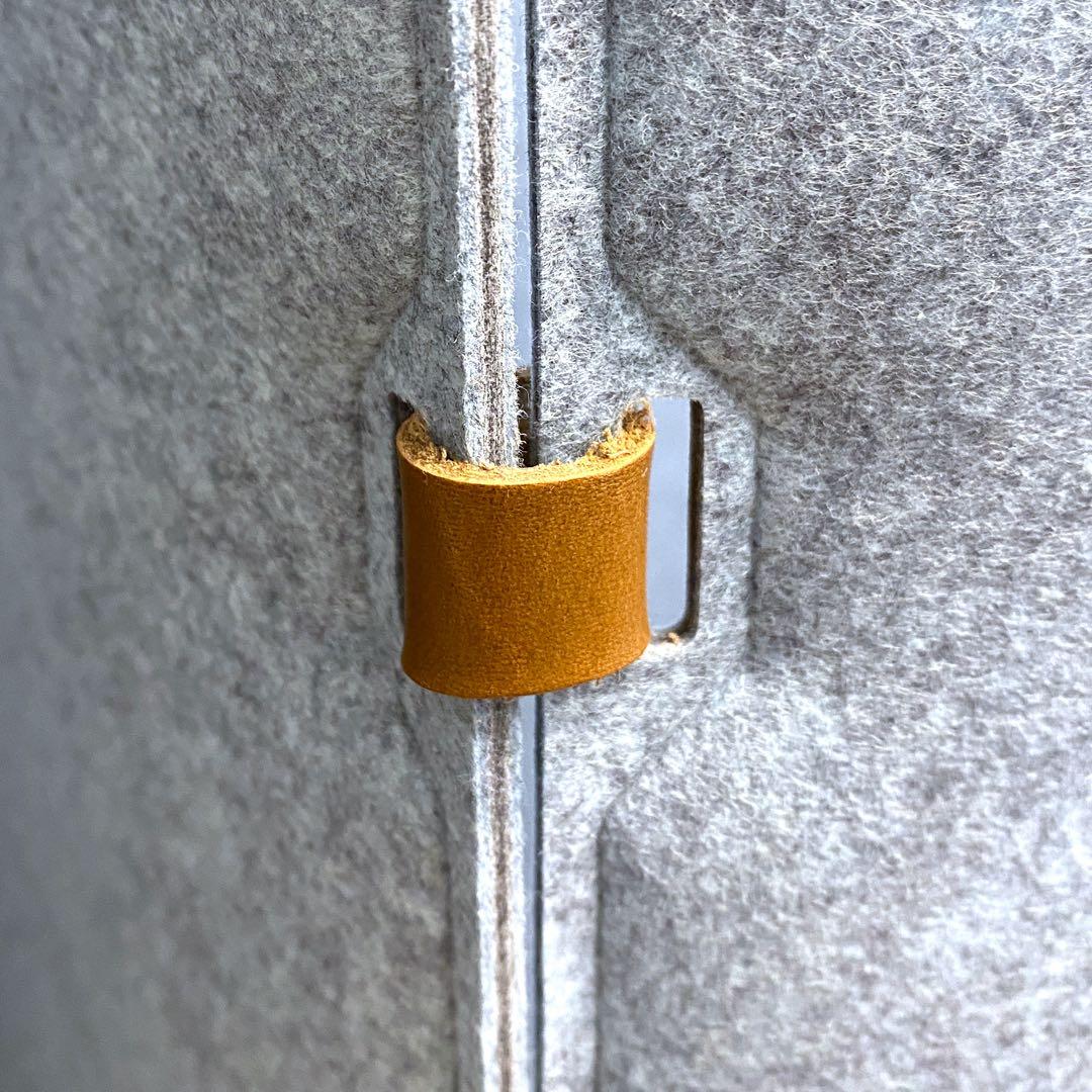 TRANQORDトランコード 吸音パーテーション/160cm/4連/アイスブルー