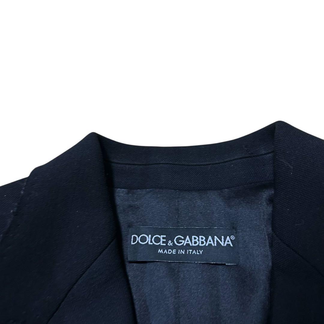 DOLCE&GABBANA デザイン ダブル テーラードジャケット ブラック