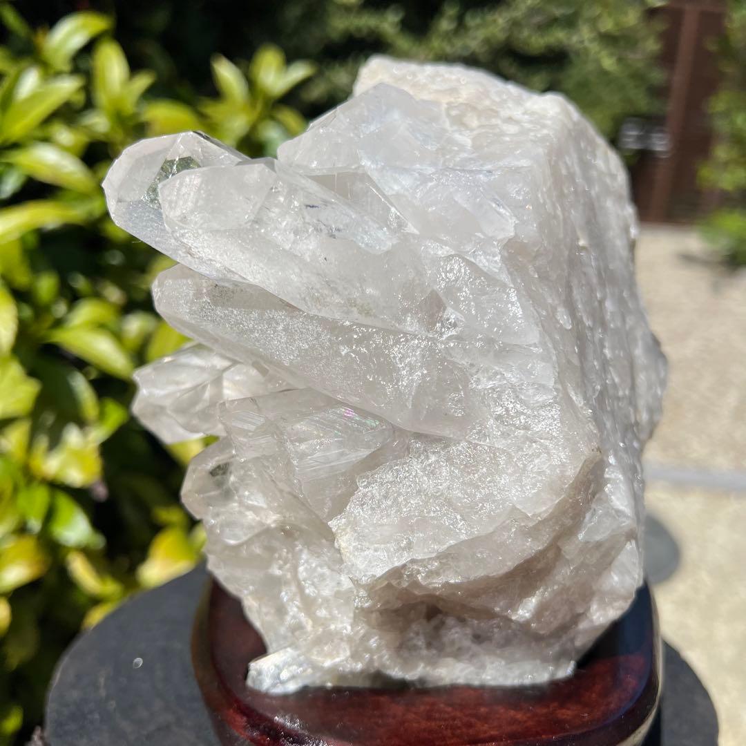 ✳️極上別格品‼️✨抜群の存在感‼️✨レインボーキラキラ✨超美麗 高透明度 クラスター