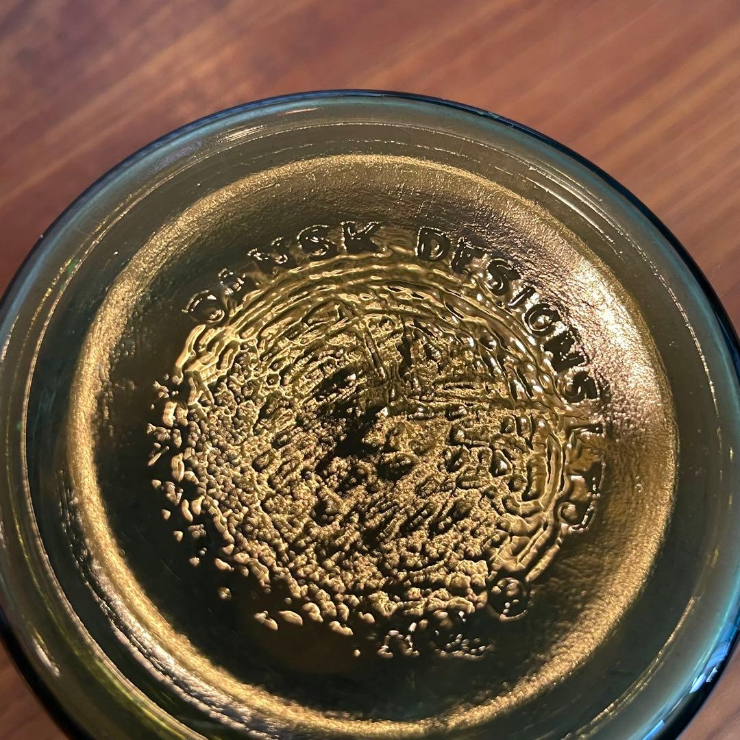 オールドダンスク　グリーン花瓶セット