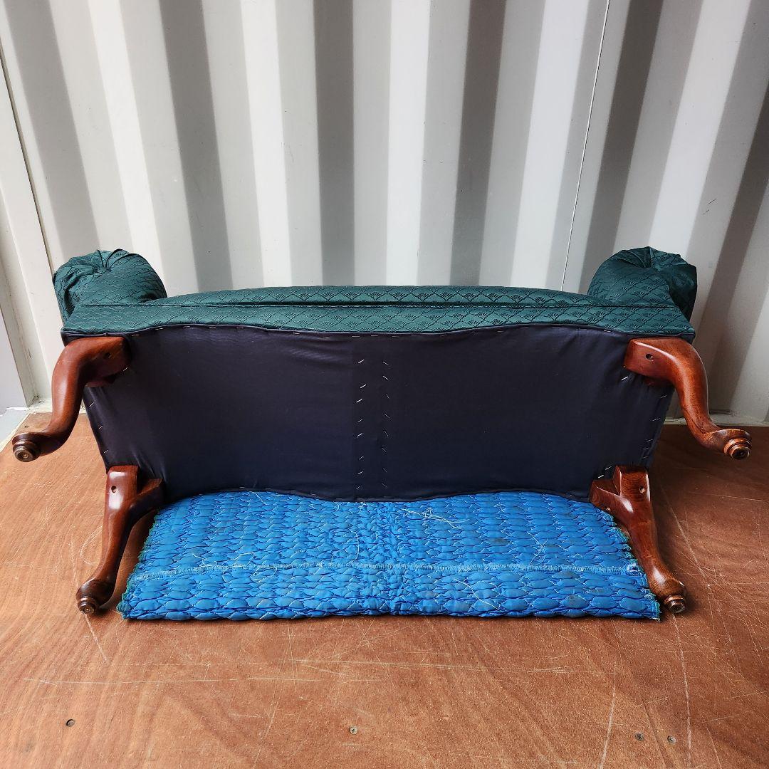 ヴィンテージ　猫脚 ロールアームベンチ クラシックベンチ ロールアームソファ