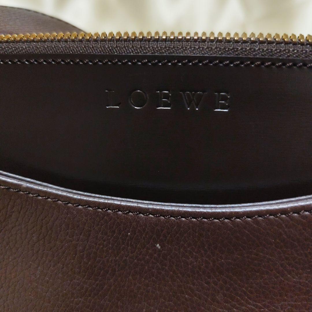 Loewe ダークブラウン ショルダーバッグ