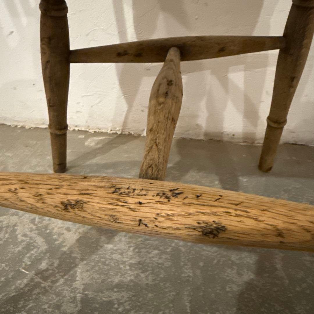 M’s　ヴィンテージ　ダイニングチェア　カフェチェア　剥離　1