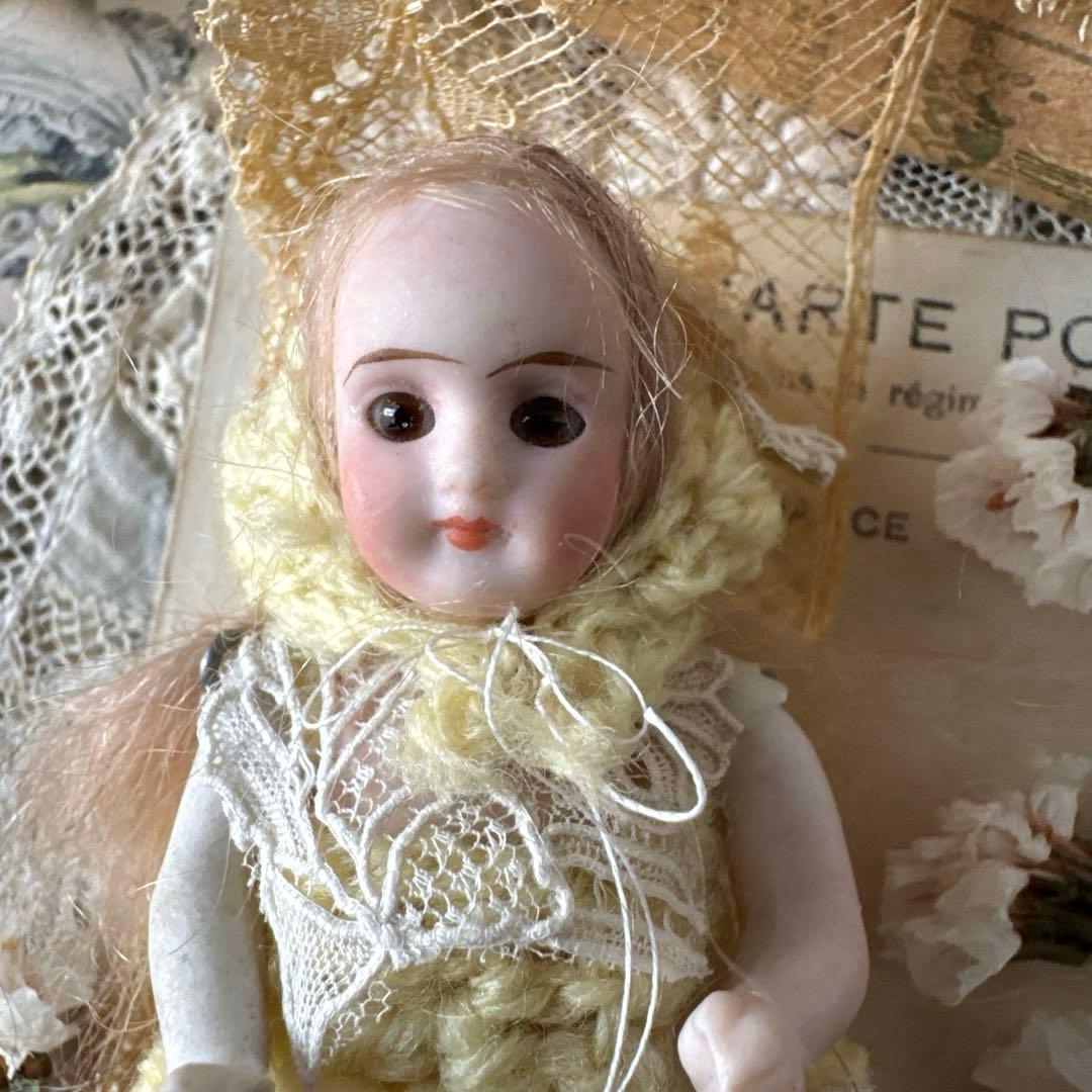 ドイツアンティークミニョネット　オールビスクドール　アンティークドール