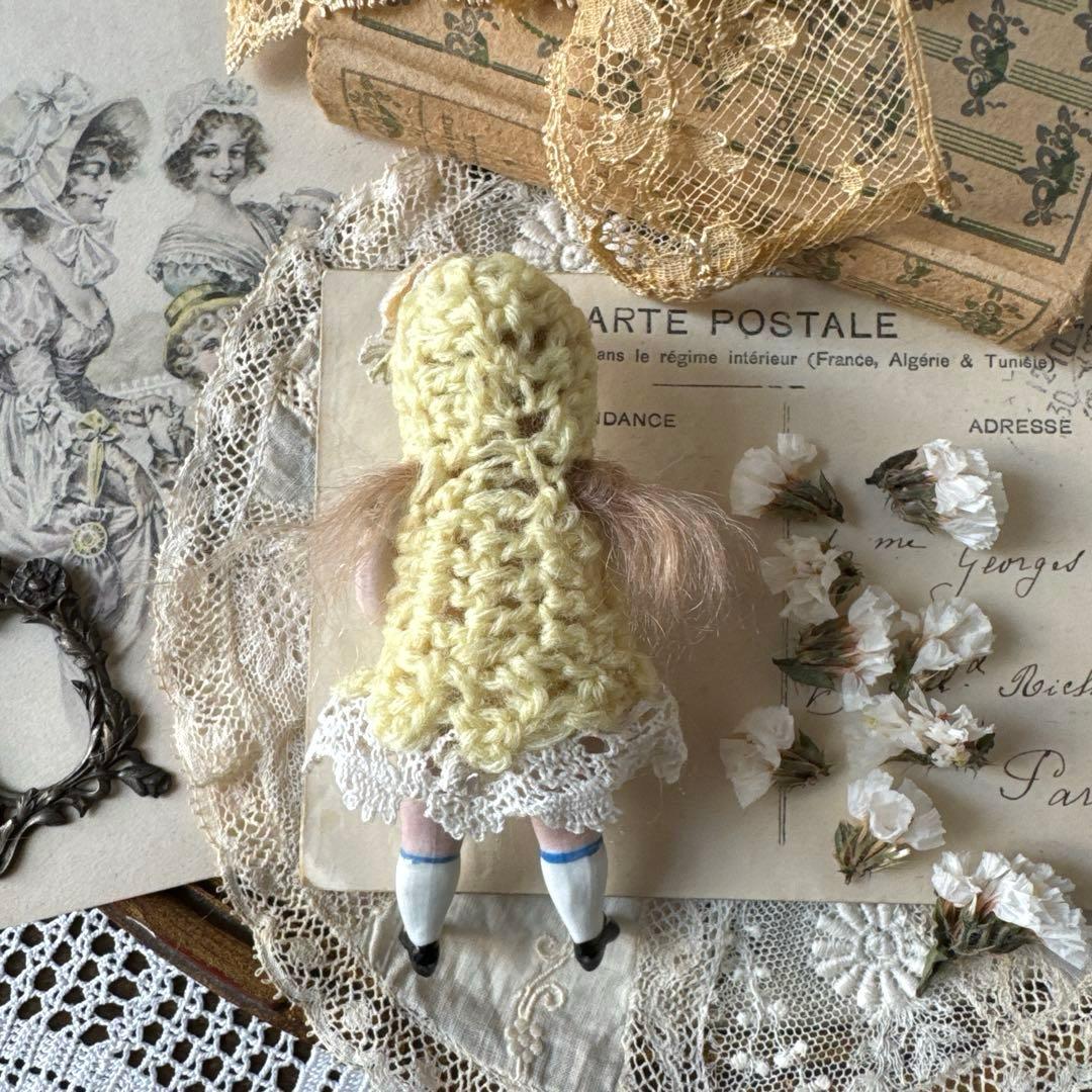 ドイツアンティークミニョネット　オールビスクドール　アンティークドール