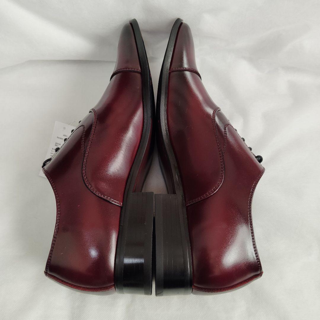 新品✨️STANDUKE 革靴 レースアップ ビジネスシューズ ワイン 27.5