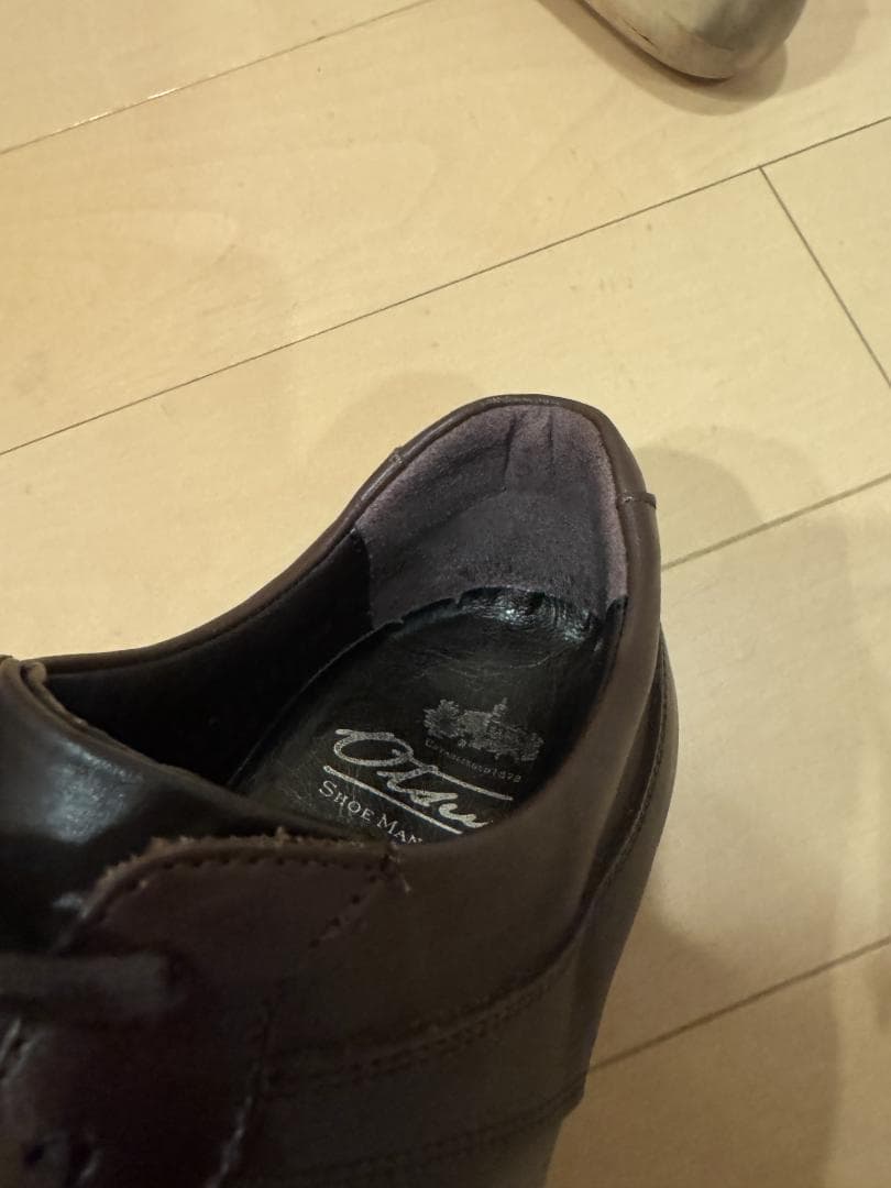 美品　大塚製靴　ジェントル　ビジネススニーカー HS-6009 チョコ ブラウン
