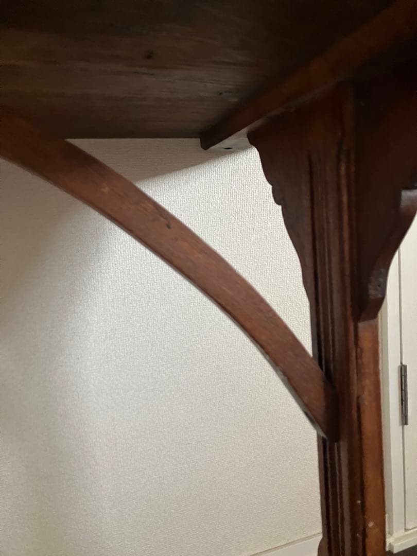 フランスアンティーク　木製　テーブル　作業台　ドレッサー