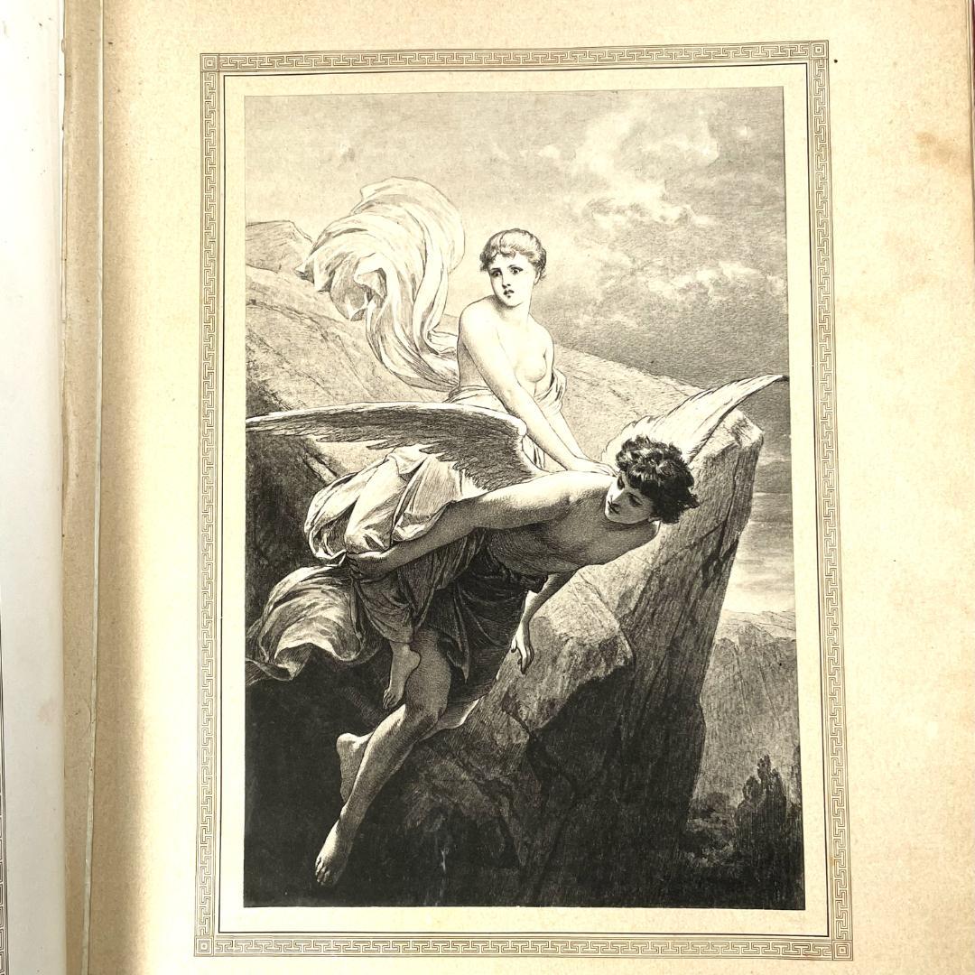 「アモルとプシュケ」ポール・トゥマン挿絵 別刷りイラスト９点に加え文中カット多数