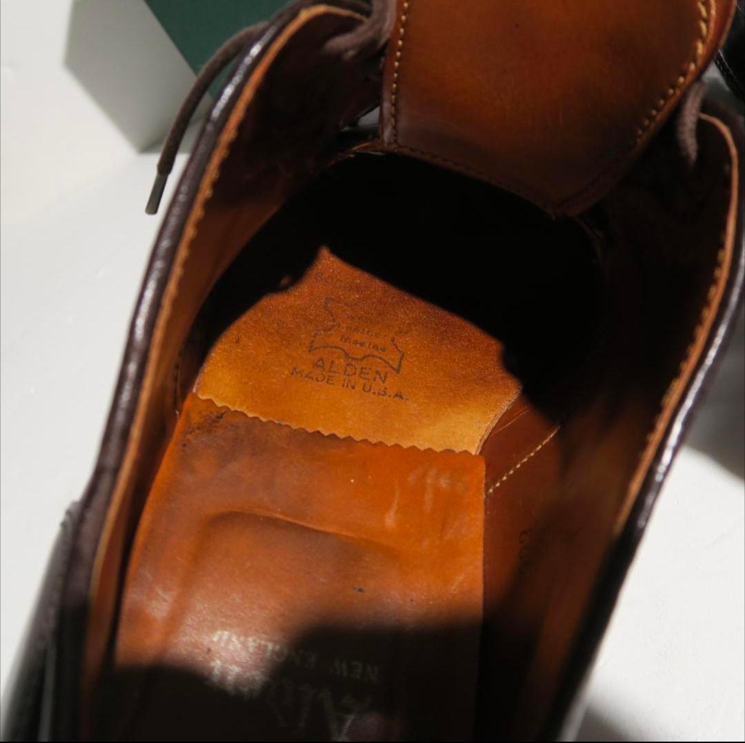 Y*J様 6 3E Alden オールデン 2210 Vチップ コードバン バー