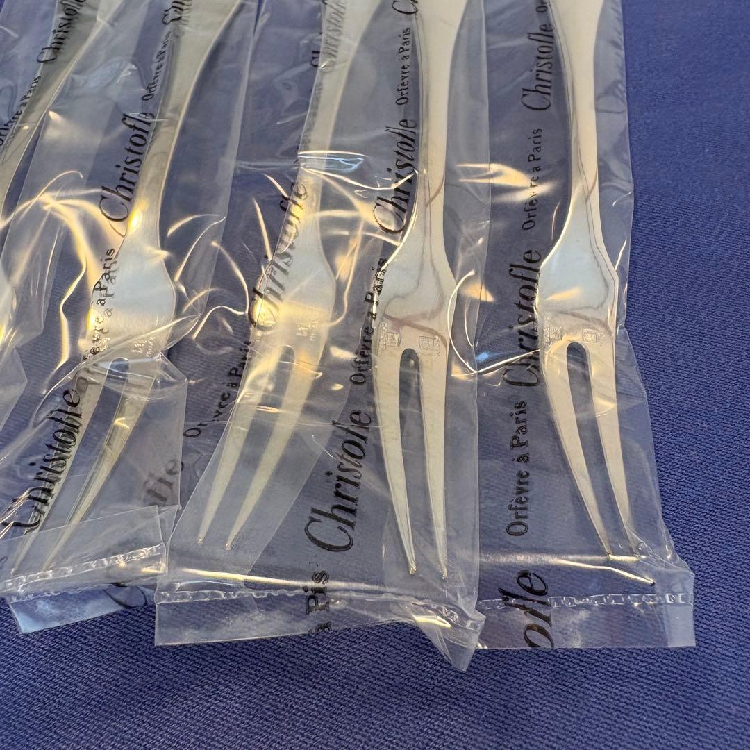 エスカルゴフォーク christofle クリストフル 1箱　6本 新品 未開封