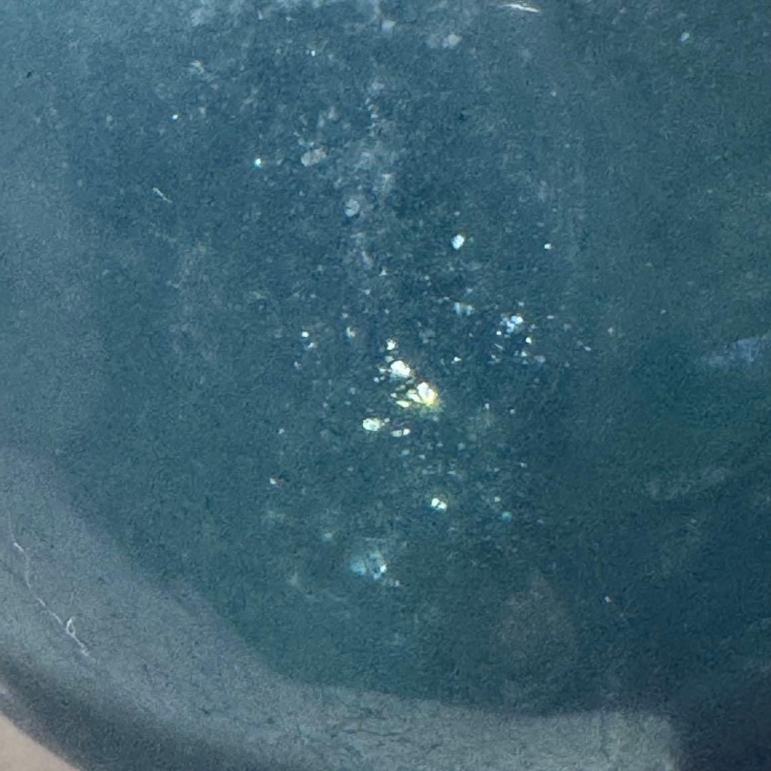 M-20ディープブルーアクアマリン丸玉　ダークブルースフィア　天然石　濃青色