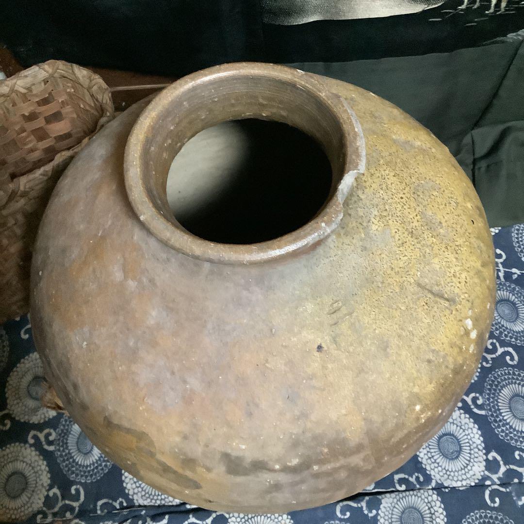 古信楽　信楽焼　江戸　大壺　壷　古伊万里・九谷焼・輪島塗・備前焼・唐津焼好きにも