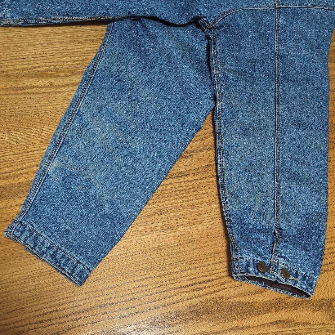 90s old GAP カバーオール 裏地付き 襟コーデュロイ 3本ステッチ