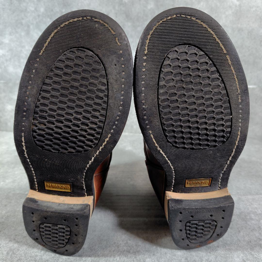 ホーキンス　エンジニアブーツ　ブラウン　レザー　本革　ベルト　【26.5】