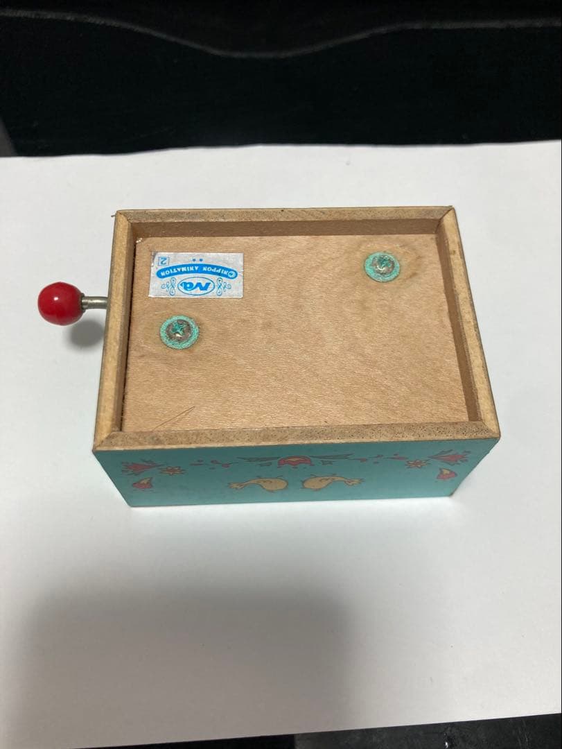 ちびまる子ちゃん　レトロ　オルゴール　木箱