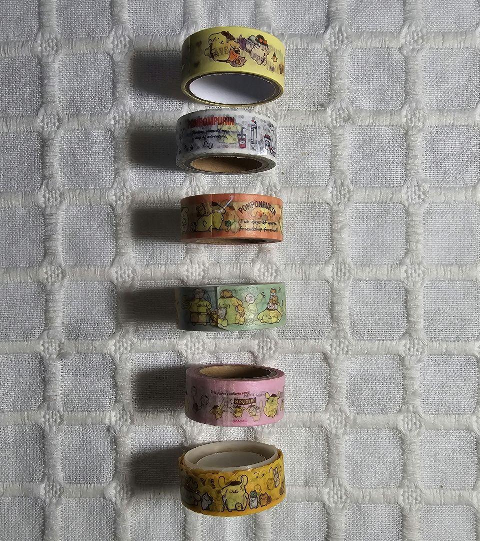ポムポムプリン マスキングテープ レターセット ふせん まとめ売り