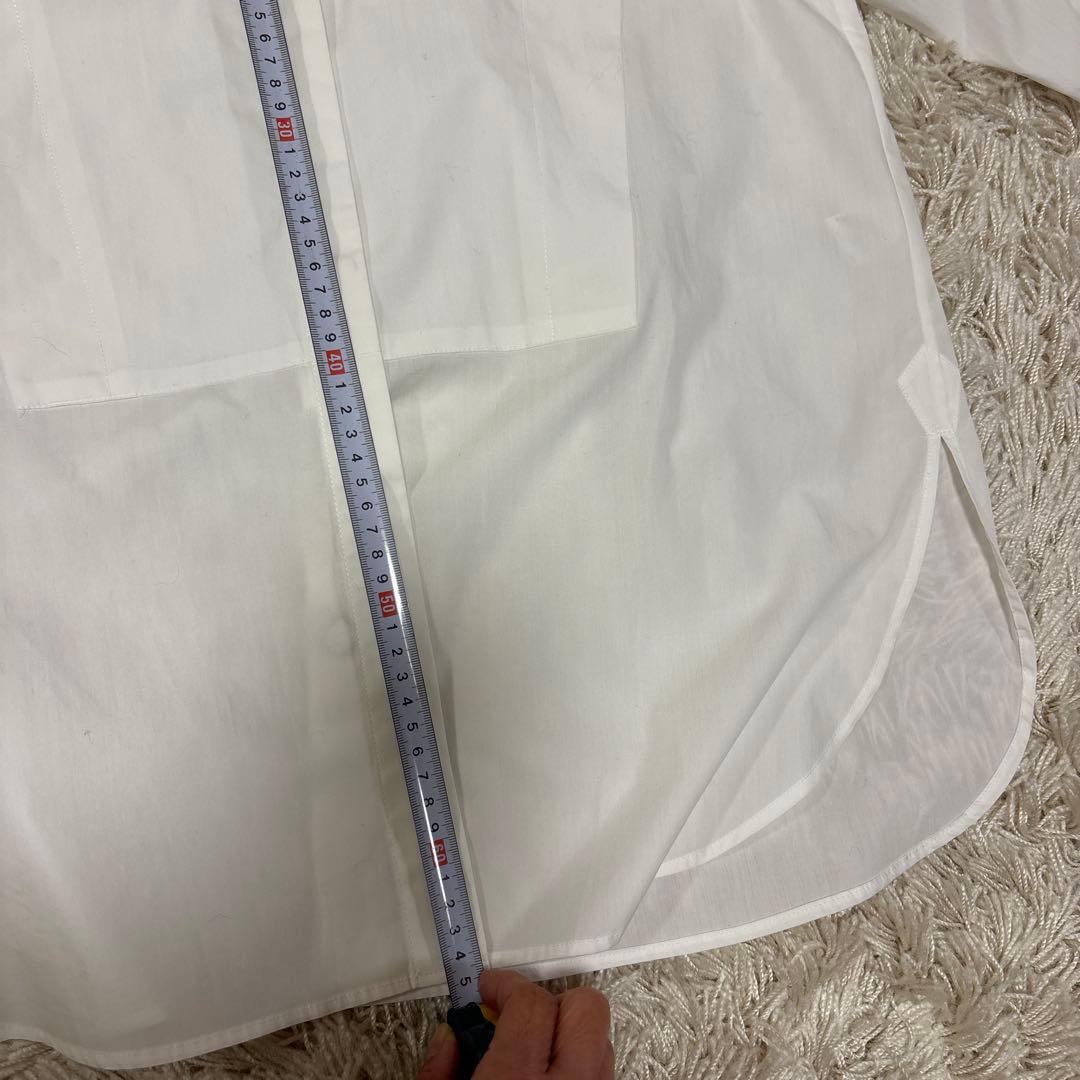 ドゥロワー　FALL2 コットンブザムノーカラーシャツ36