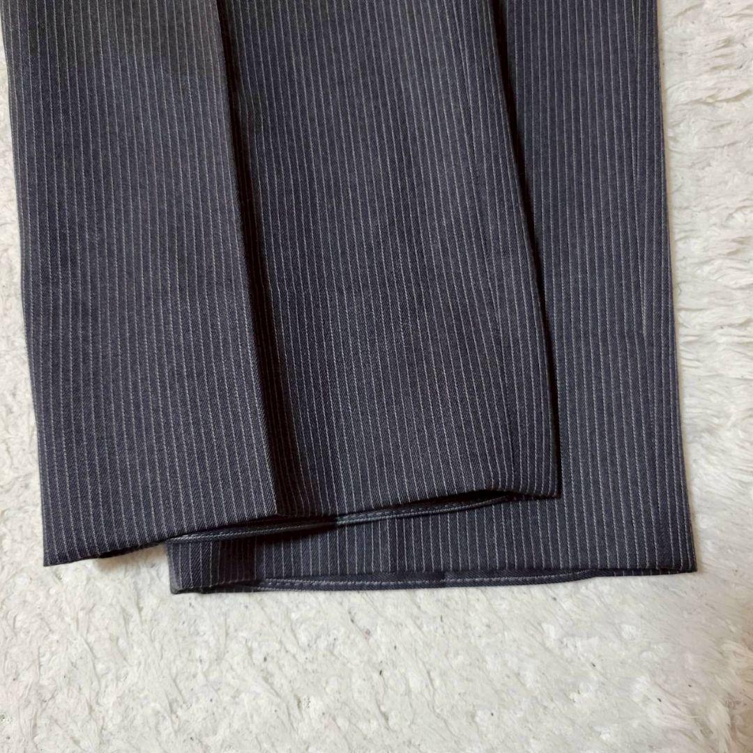 美品✨　大きいサイズ　XL相当　タケオキクチ　スリーピース　スーツ　ストライプ