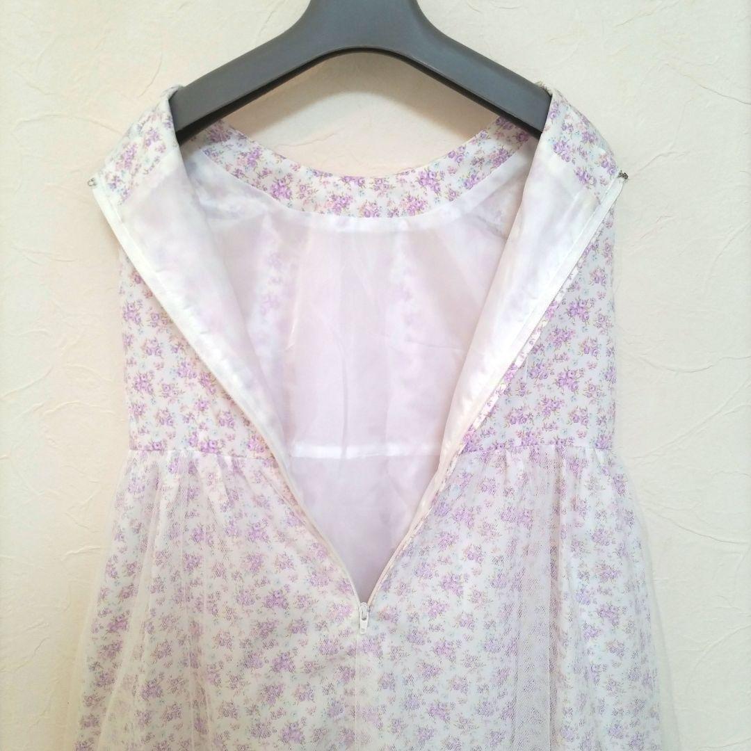 【120】sakura サクラ フォーマル アンサンブル 花柄 パープル ピンク