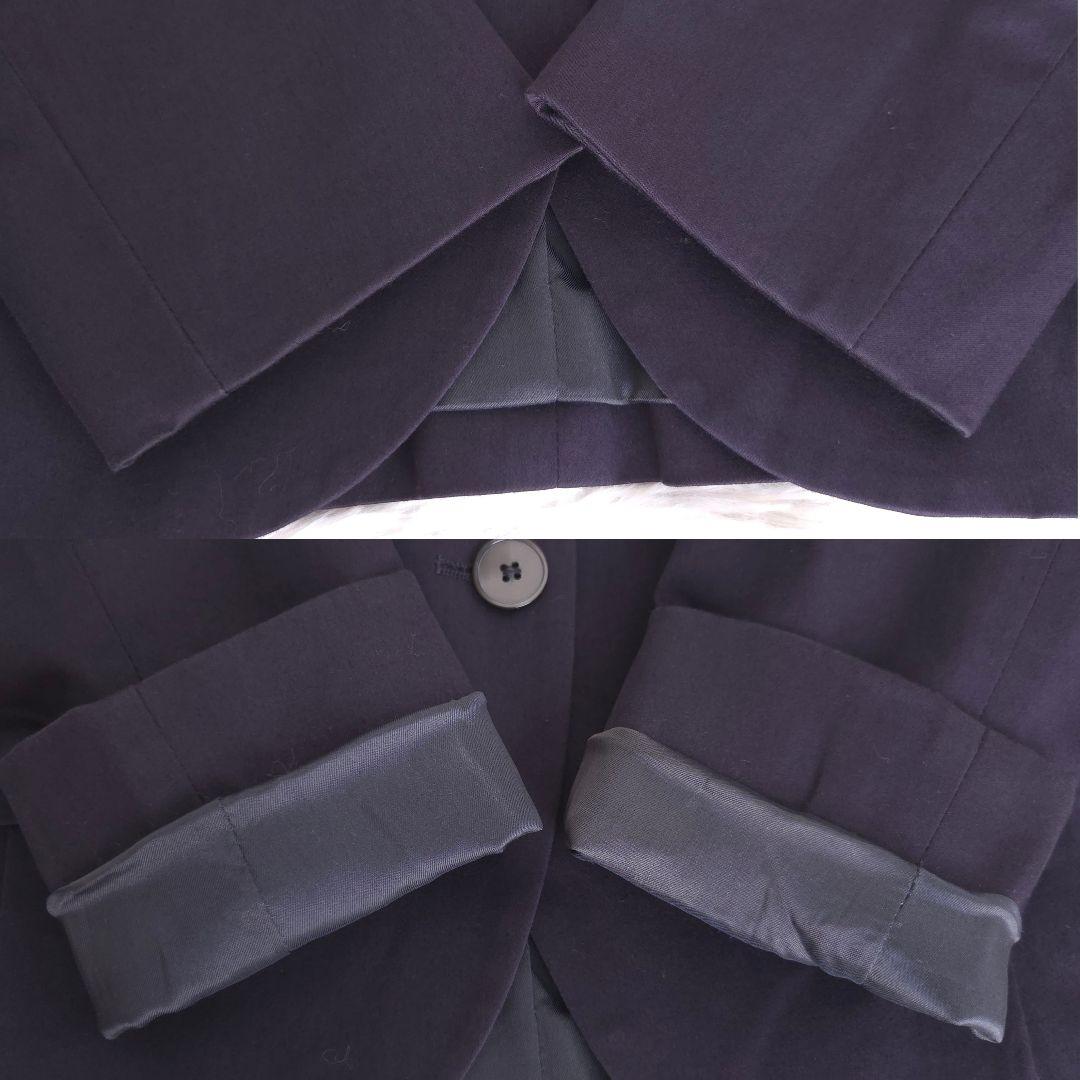 マックスマーラ テーラードジャケット 紺ブレ パフスリーブ ペプラム Lサイズ