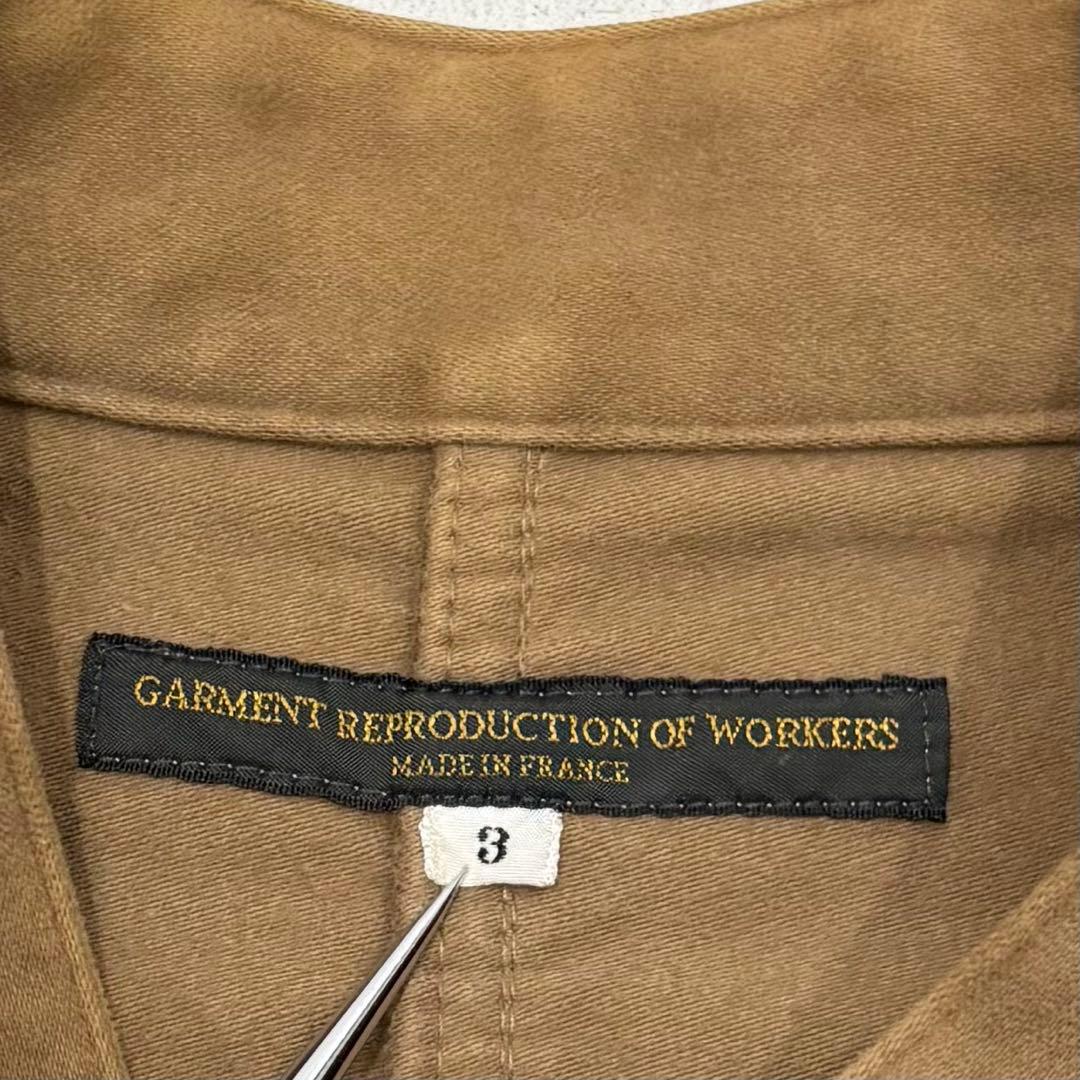 フランス製 ワーカーズ モールスキン カバーオール ユーロ ワークジャケット 3