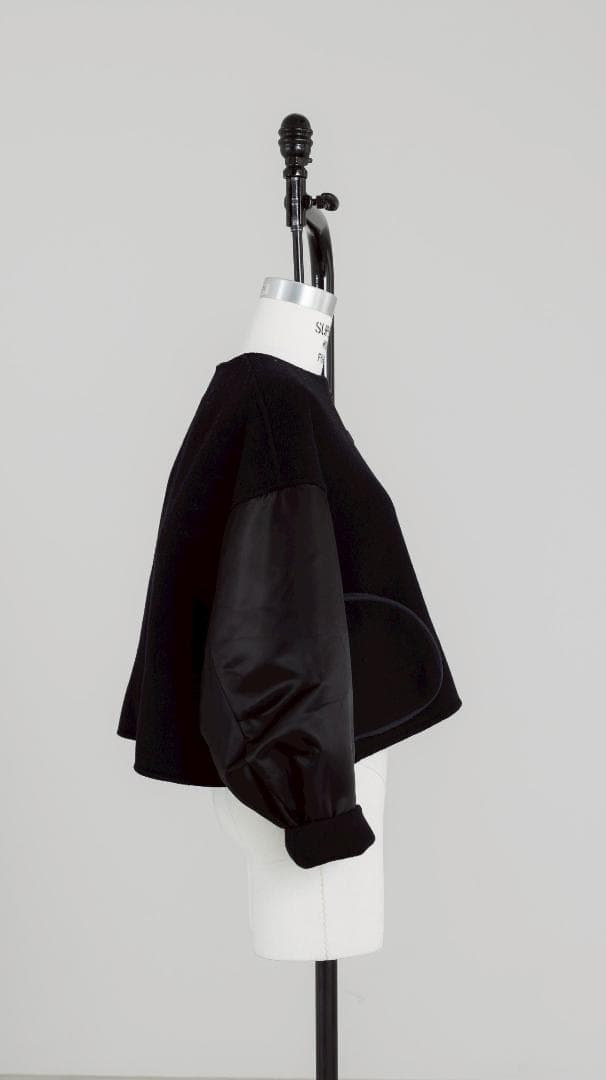 即完売品 新品未使用 soyy. switch me coat ネイビーブラック