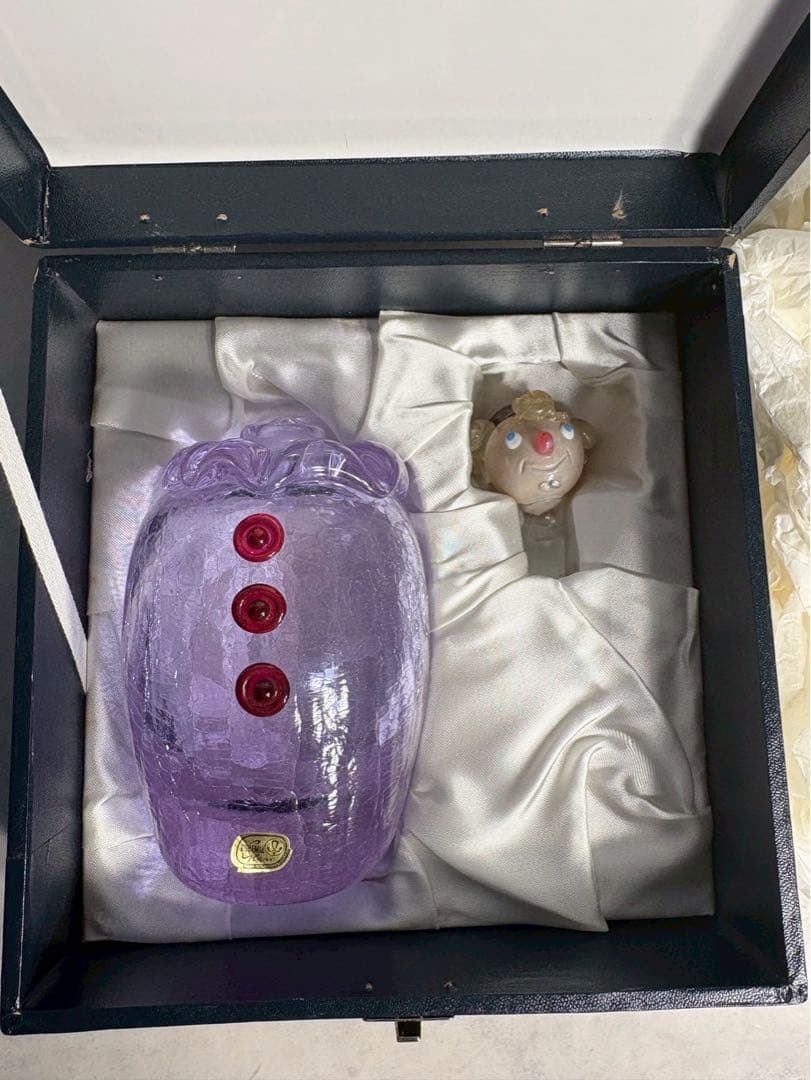 【希少】Bohemia Glass ボヘミアガラス ピエロ デキャンタ ケース付