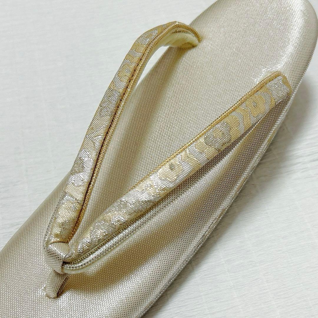 神田胡蝶　和装バッグ　草履　セット　フォーマル　金銀　礼装　未使用品